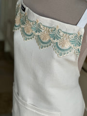 Apron “ Green lace” Gabificent