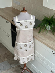 Apron “Grey bunnies” - Gabificent