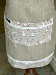 Apron “Grey bunnies” Gabificent