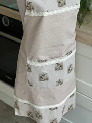 Apron “Grey bunnies” - Gabificent