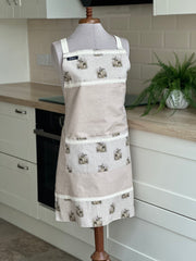 Apron “Grey bunnies” - Gabificent
