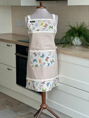 Apron “Grey butterfly” - Gabificent