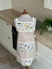 Apron “Grey butterfly” - Gabificent