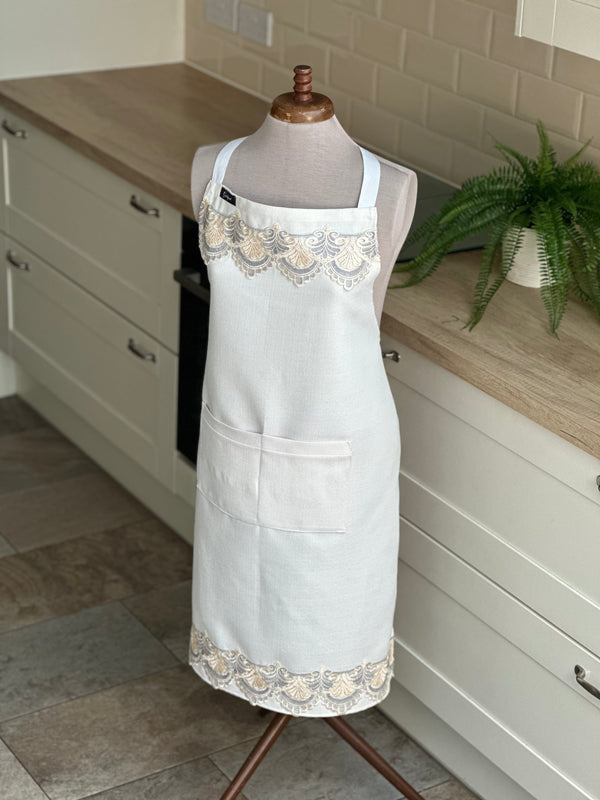Apron “Grey lace” Gabificent