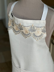 Apron “Grey lace” Gabificent
