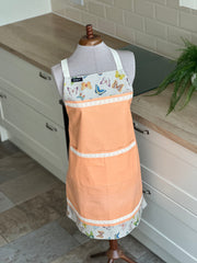 Apron ”Peach butterfly” - Gabificent