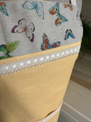 Apron “Peach butterfly “ - Gabificent