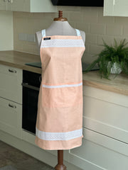Apron “Peach lace” - Gabificent