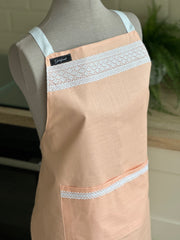 Apron “Peach lace” - Gabificent