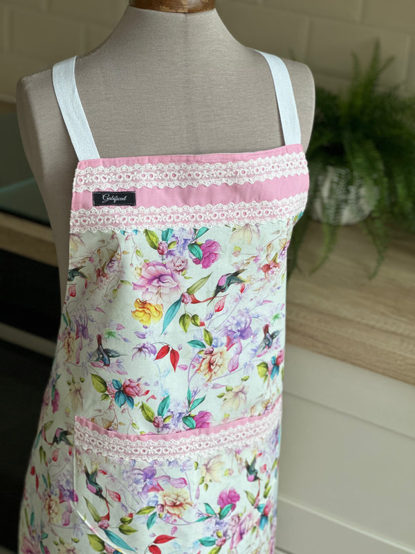 Apron “Pink birds” - Gabificent