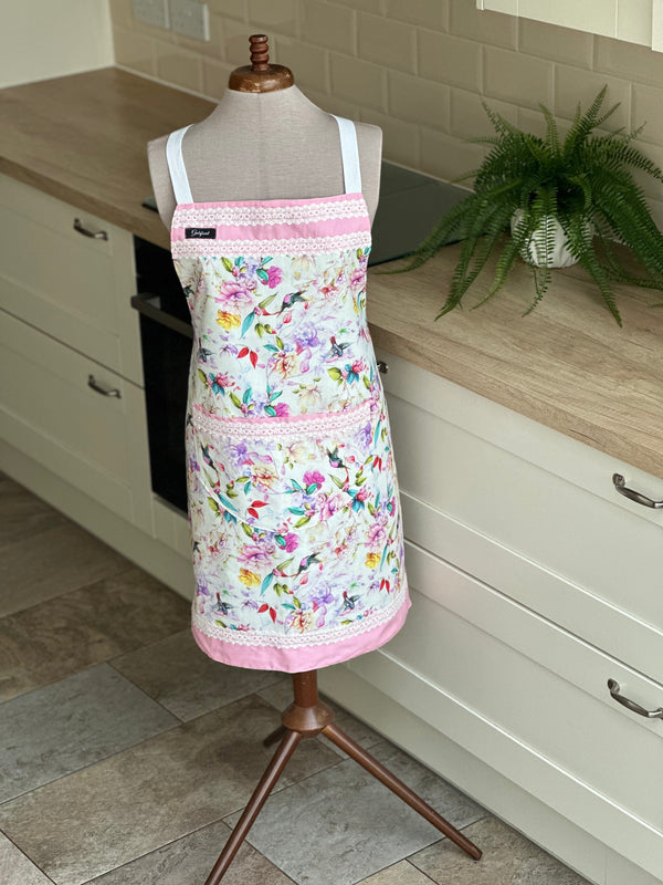 Apron “Pink birds” - Gabificent