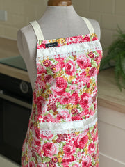 Apron “ Pink roses” - Gabificent