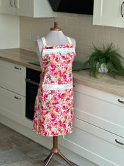 Apron “ Pink roses” - Gabificent