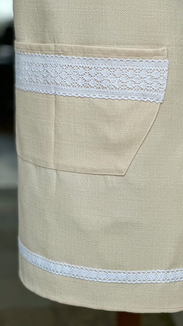 Apron “Soft yellow” Gabificent