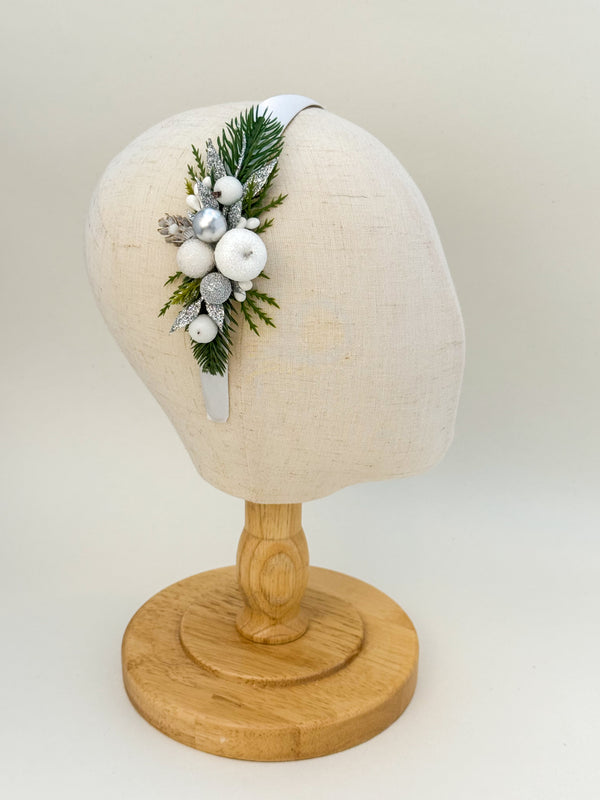 Christmas headband - White