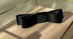 Barrette bow hair clip - Back Velvet Gabificent