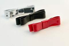 Barrette bow hair clip - set fof 3 Gabificent