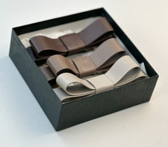 Barrette bow hair clip - set for 3 Gabificent