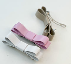 Barrette bow hair clip- set of 3 Gabificent