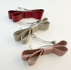 Barrette bow hair clip - set of 3 Gabificent