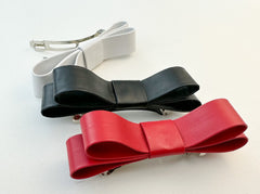 Barrette bow hair clip - set of 3 Gabificent