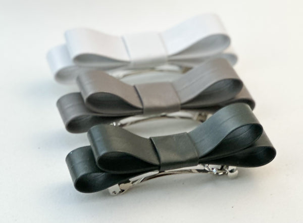 Barrette bow hair clip - set of 3 Gabificent