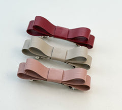 Barrette bow hair clip - set of 3 Gabificent