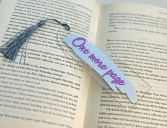 Bookmark 'One more page' Gabificent