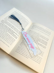 Bookmark 'One more page' Gabificent