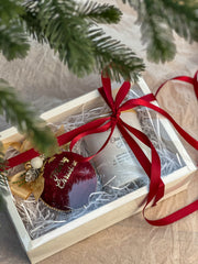 Christmas Bauble and Candle gift set Gabificent