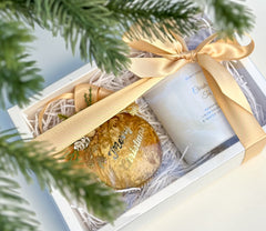 Christmas Bauble and Candle gift set Gabificent