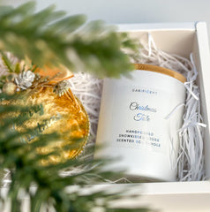 Christmas Bauble and Candle gift set Gabificent