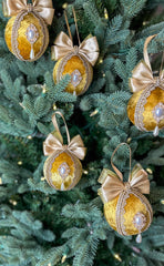 Christmas Baubles -Gold - One piece Gabificent