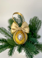 Christmas Baubles - Gold- set of 3 - Gabificent