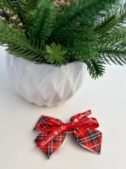 Christmas Bow - Traditional Red Gabificent