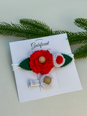 Christmas Hair Clip and headband set Gabificent