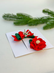 Christmas Hair Clip set Gabificent