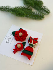 Christmas Hair Clip set Gabificent