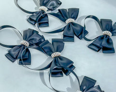 Christmas Tree Bows - Black Gabificent