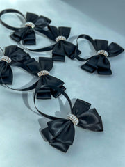 Christmas Tree Bows - Black Gabificent