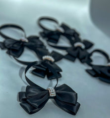 Christmas Tree Bows - Black Gabificent