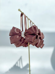 Christmas Tree Bows - Chocolate Brown Gabificent