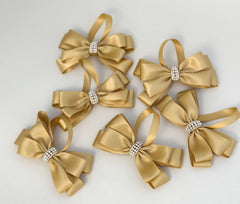 Christmas Tree Bows - Gold - Gabificent