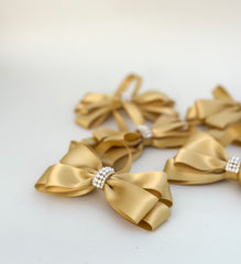 Christmas Tree Bows - Gold - Gabificent