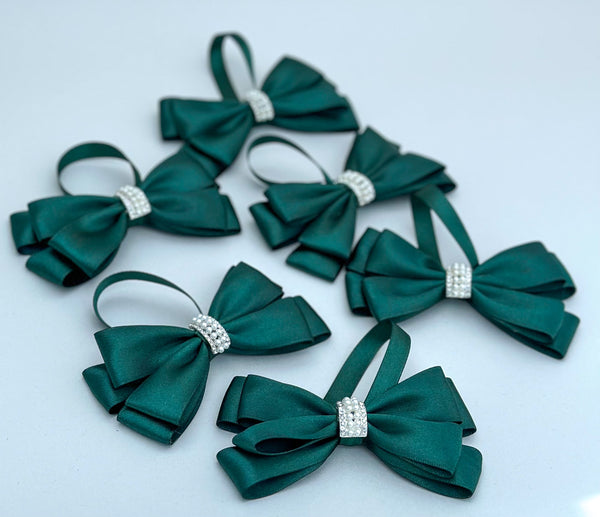 Christmas Tree Bows - Green - Gabificent