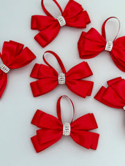 Christmas Tree Bows - Red - Gabificent