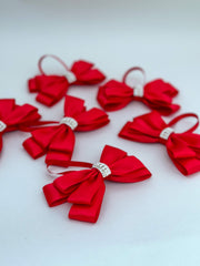 Christmas Tree Bows - Red - Gabificent