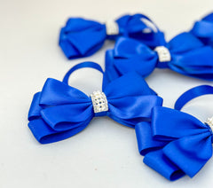 Christmas Tree Bows - Royal Blue - Gabificent