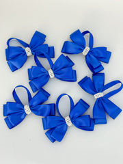 Christmas Tree Bows - Royal Blue - Gabificent