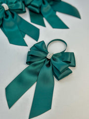 Christmas Tree Bows with tails - Green Gabificent